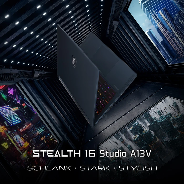 MSI Stealth 16 Studio A13VF-037ES, Star Blue, Core i7-13700H, 32GB RAM, 1TB SSD, GeForce RTX 4060, ES