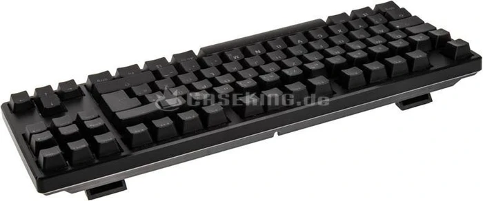Ducky One TKL PBT schwarz, LEDs blau, MX BROWN, USB, DE