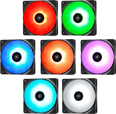DeepCool RF120, LED-Steuerung, Lüftersteuerung, 120mm, 3er-Pack