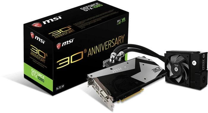 MSI GeForce GTX 1080 30th Anniversary, 8GB GDDR5X, DVI, HDMI, 3x DP