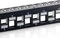 Equip Patchpanel für Keystone Module, geschirmt, 19" , 24-Port, 1HE, 19", 1HE, schwarz Vorschaubild