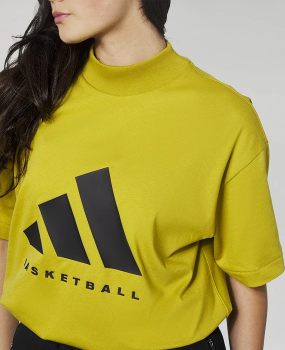 adidas Basketball 001 T-Shirt kurzarm pulse olive