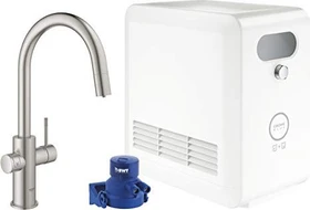 Hansgrohe Focus M41 260 1jet edelstahloptik