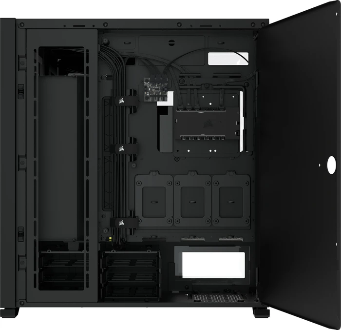 Corsair iCue 7000X RGB, schwarz, Glasfenster