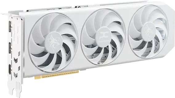 PowerColor Hellhound Spectral White Radeon RX 9060 XT, 16GB GDDR6, HDMI, 2x DP