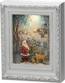 Konstsmide Motiv Fotorahmen Santa LED 1x warmweiß