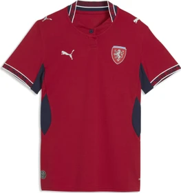 Puma FIFA WM 2026 Tschechien Heimtrikot kurzarm dark cherry/puma navy (Damen)