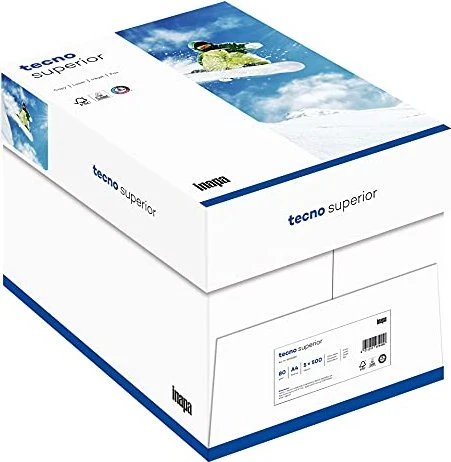 inapa tecno superior Universalpapier hochweiß, A4, 80g/m², 2500 Blatt