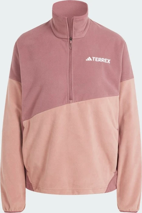 adidas Terrex Multi Climawarm Fleece Funktionsshirt langarm burgundy/warm clay (Damen)