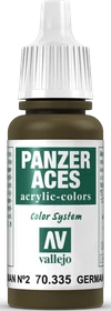 Vallejo Panzer Aces 035 german tankcrew 2 fieldgrey, 17ml