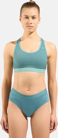 Odlo Ascent Performance Wool Medium Sport-BH arctic/aqua haze (Damen)