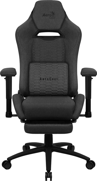 AeroCool ROYAL AeroWeave Ash Black Gamingstuhl, schwarz