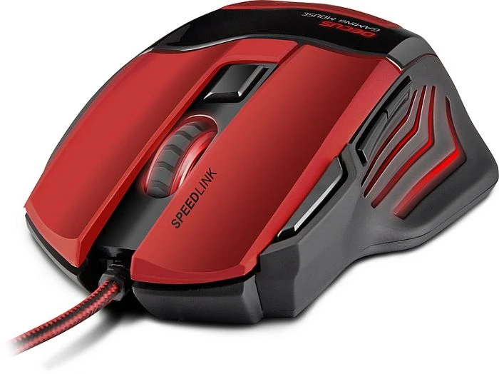 Speedlink Decus Gaming Mouse rot/schwarz, USB