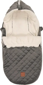 Kaiser Velvet Hoody Thermofußsack grey