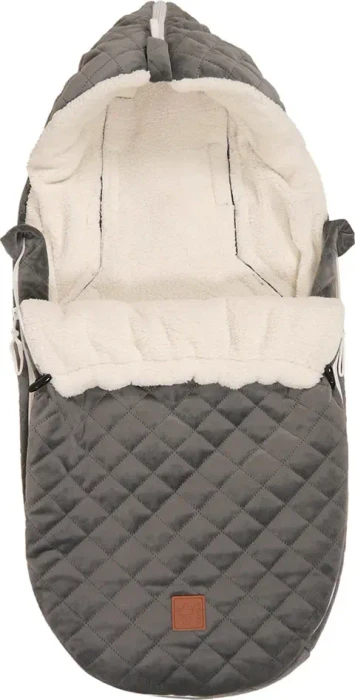 Kaiser Velvet Hoody Thermofußsack grey