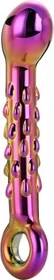 Dream Toys Glamour Glass G-Spot Dildo 18cm rainbow