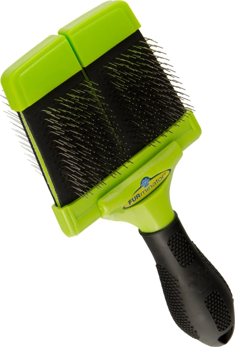 FURminator Zupfbürste mit harten Borsten für große Hunde, doppelseitig