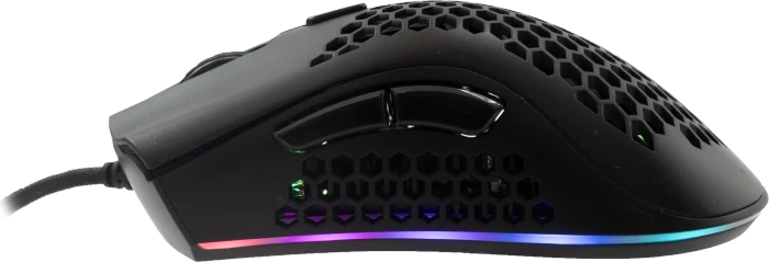 Baracuda Coral Black Gaming Mouse, schwarz, USB