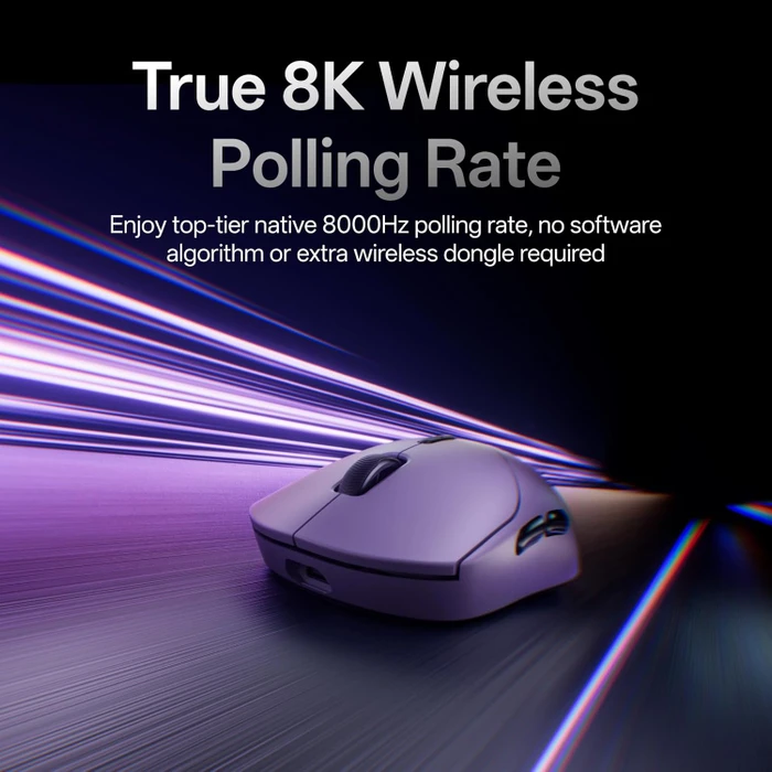 Rapoo VT2 Gen-2 8K Wireless Gaming Mouse violett, USB