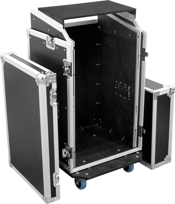 Roadinger Spezial-Kombi-Case LS5 Laptop-Rack, 17HE