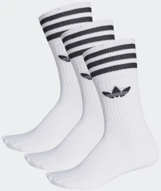 adidas Crew Socken weiß/schwarz, 3 Paare
