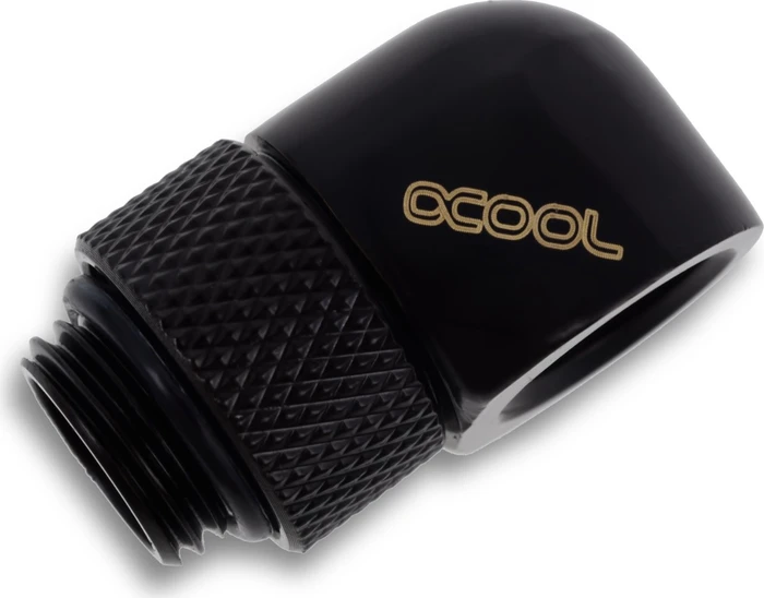 Alphacool Eiszapfen 90° L-Verbinder G1/4" AG auf G1/4" IG, deep black, 4er-Pack