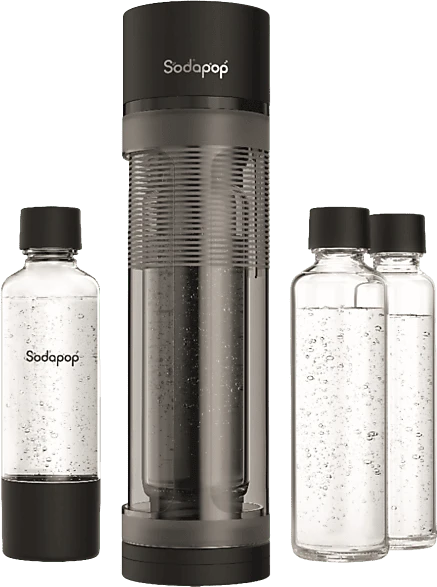 Sodapop Logan Trinkwassersprudler matt schwarz