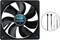 Gelid Solutions Silent 12 PWM, schwarz, 120mm Vorschaubild