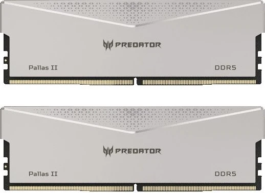 Acer Predator Pallas II silber UDIMM 32GB Kit, DDR5-6000, CL36-45-45-96, 1RX8