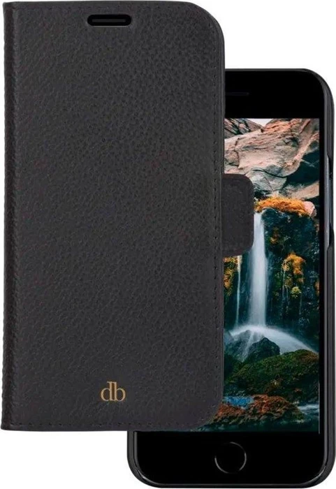 dbramante1928 New York Pebbled für Apple iPhone 15 Plus Night Black