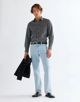 Wrangler Regular 1 Pocket Hemd langarm schwarz (Herren)