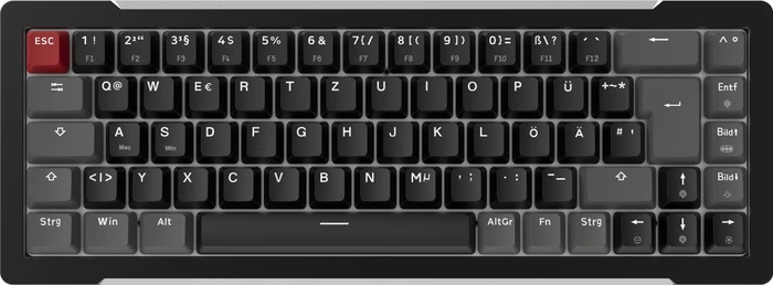 Raijintek MGA-68 Magnetic Switch Keyboard, schwarz, LEDs RGB, Hejin Magnetic Yellow, USB, DE