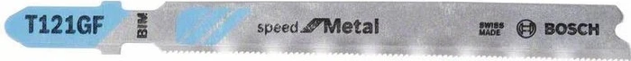 Bosch Professional T121GF BIM Speed for Metal Stichsägeblatt, 92mm, 3 Stück