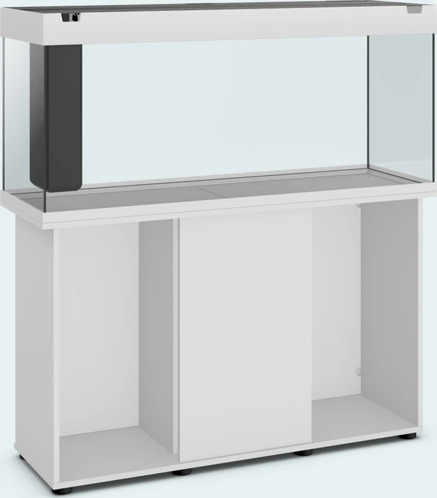 Juwel Rio 240 LED Aquarium-Set mit Unterschrank, weiß/weiß, 240l