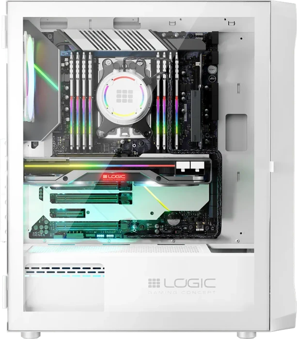 Logic Concept Portos ARGB Midi White, Glasfenster