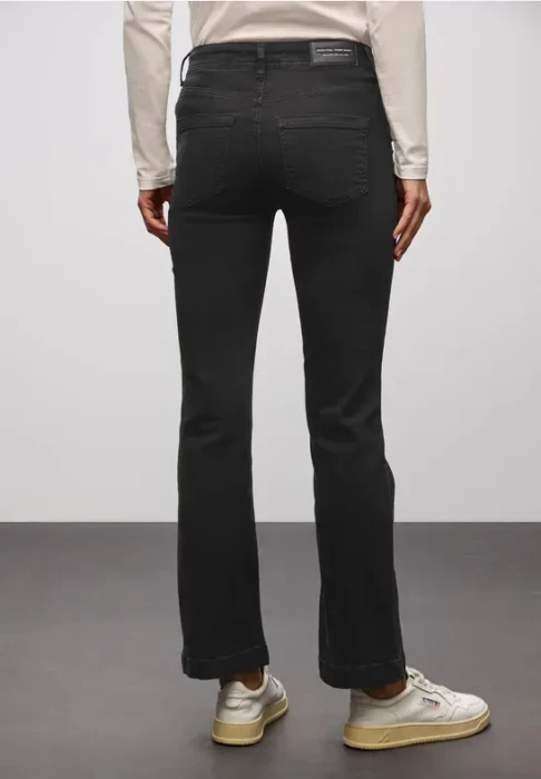 Street One Bootcut mit Nieten Jeans black washed (Damen)