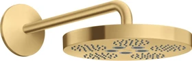 Hansgrohe Axor One Kopfbrause 280 1jet mit Brausearm brushed goldoptik