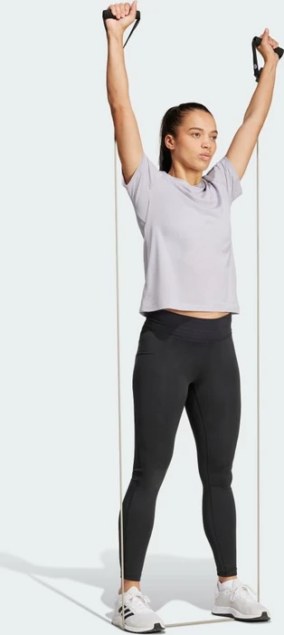adidas Aeroready Train Essentials Minimal Branding Funktionsshirt kurzarm glory grey (Damen)