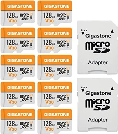 Gigastone R95/W40 128GB Kit, UHS-I U3, Class 10, 10er-Pack