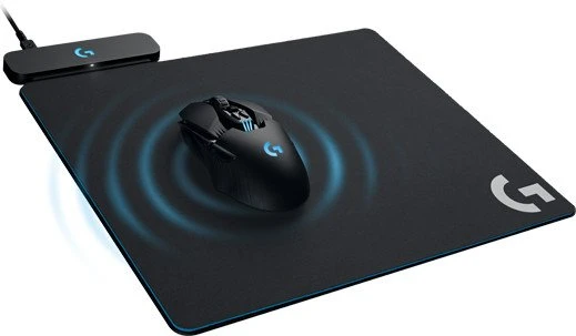 Logitech G Powerplay, kabelloses Ladesystem für Gaming-Mäuse, 340x280mm, 4mm hoch, schwarz