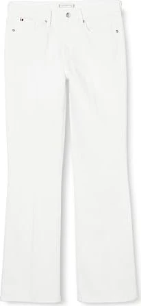 Tommy Hilfiger Bootcut mit mittelhohem Bund Jeans optic white (Damen)