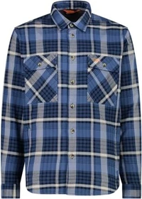 CMP Karomuster Hemd langarm b.blue/bluestone/bianco (Herren)
