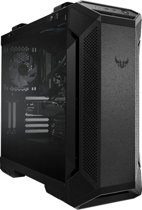 ASUS TUF Gaming GT501, schwarz, Glasfenster