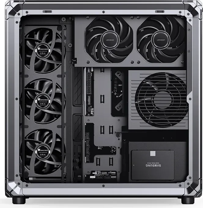 Jonsbo X400 Pro Gray, Glasfenster