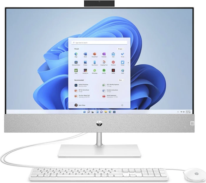 HP Pavilion All-in-One 27-ca1008ng, Snowflake White, Core i7-12700T, 16GB RAM, 1TB SSD, GeForce RTX 3050