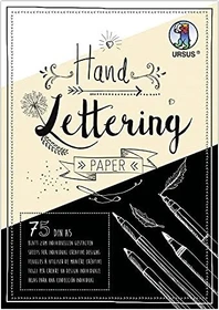 Ursus Handlettering Paper, A5, glatt, 75 Blatt