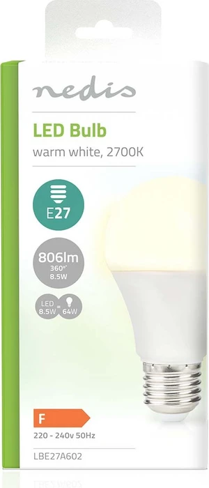 Nedis LED-Lampe E27 8.5W/827