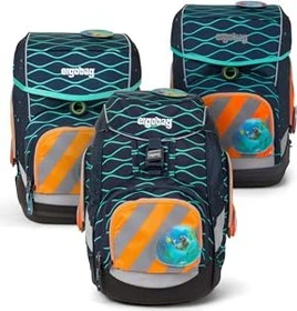 Ergobag Cubo Sicherheitsset mit Reflektorstreifen orange