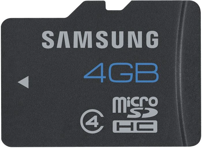 Samsung Standard R24 4GB Kit, Class 4
