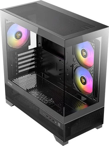 Antec CX500M ARGB, schwarz, Glasfenster